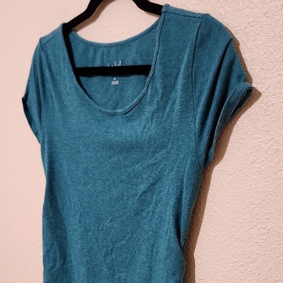 Isabel Maternity by Ingrid & Isabel Teal Sheath Maxi Dress - Picture 4 of 9